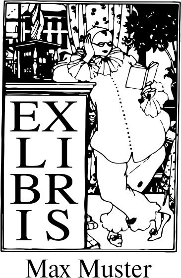 Holzstempel Exlibris Motiv 01 